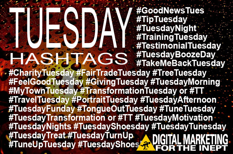 tuesday hashtags